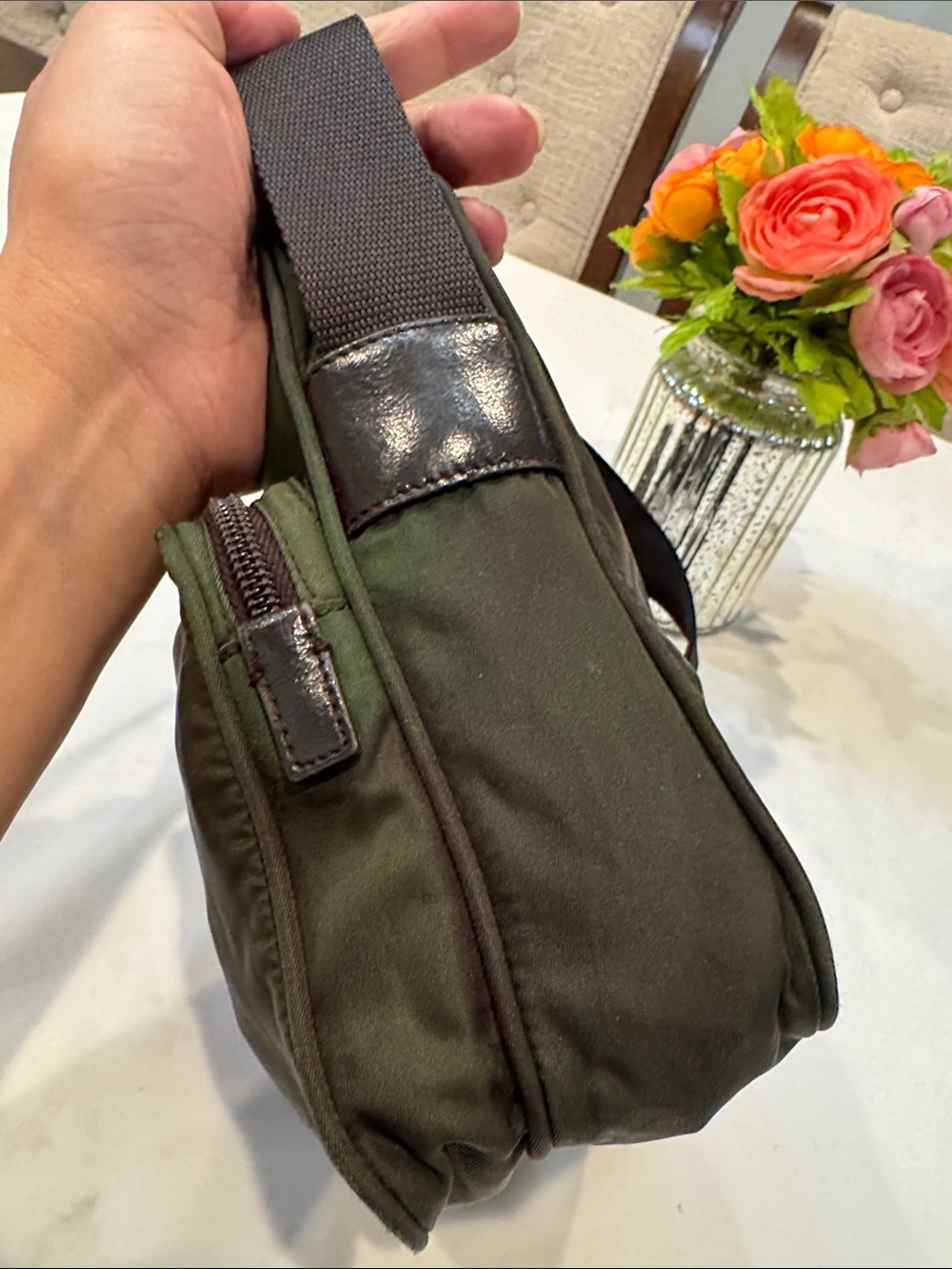 Authentic Prada Small Nylon Messenger Crossbody Bag - Picture 5 of 14